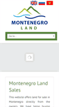Mobile Screenshot of montenegro-land.com