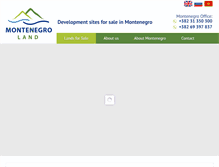 Tablet Screenshot of montenegro-land.com